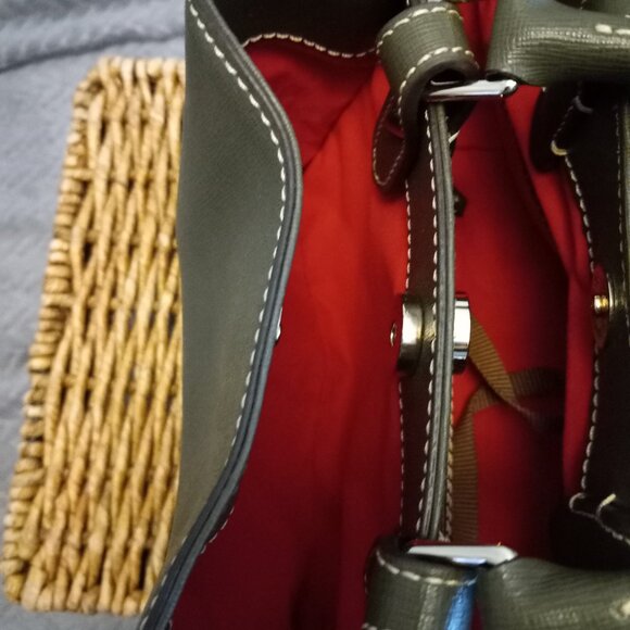 Dooney& Bourke Mini Barlow Saffiano in Olive color - Picture 5 of 8